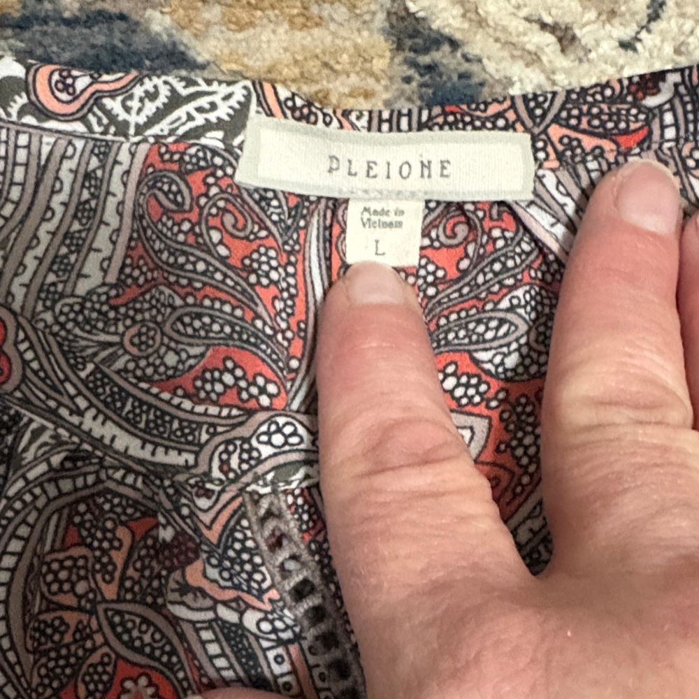 Pleione Multicolor Paisley Top